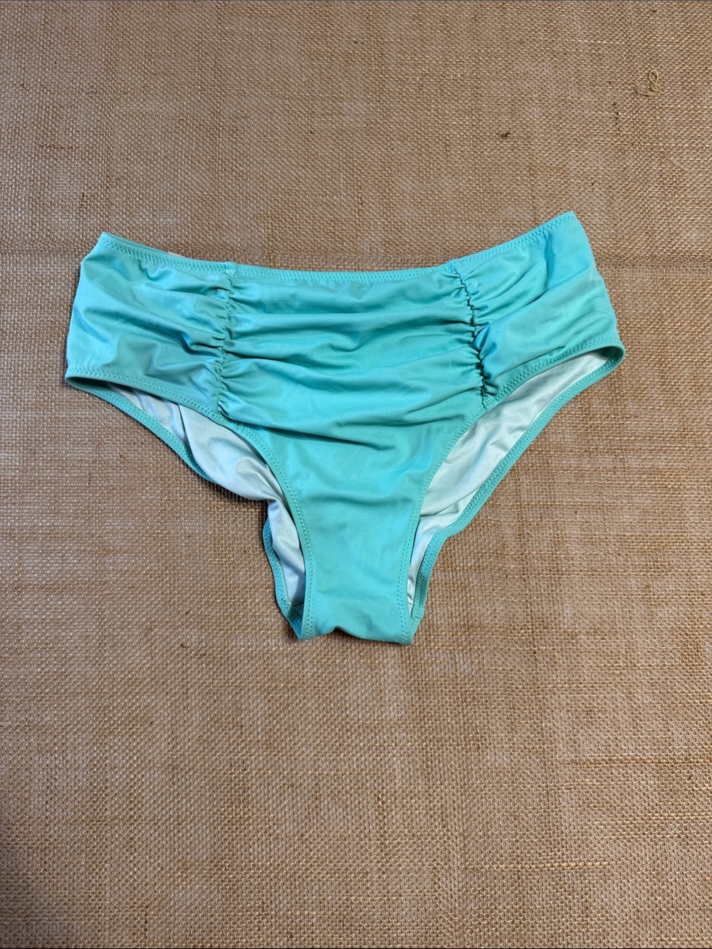 Victoria's Secret teal Ruched Bikini Bottom